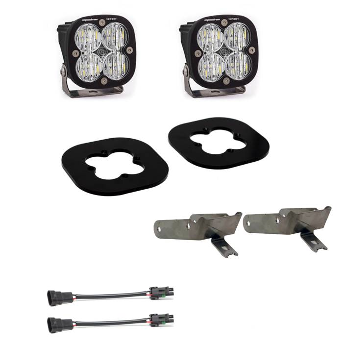 Baja Designs - Baja Designs Super Duty Fog Lights Squadron Pro 11-16 Super Duty Fog Pocket Kit