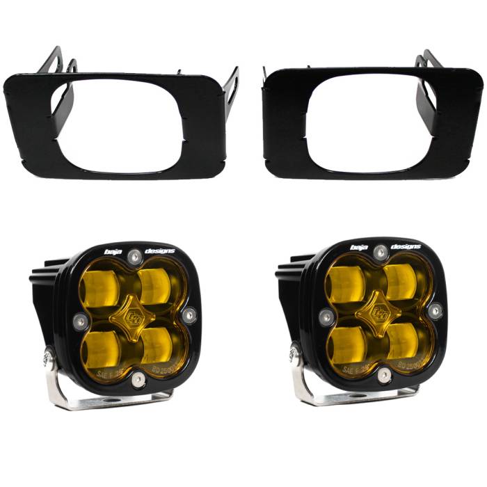 Baja Designs - Baja Designs Super Duty Fog Lights SAE Baja Amber FPK 17-18 F-150
