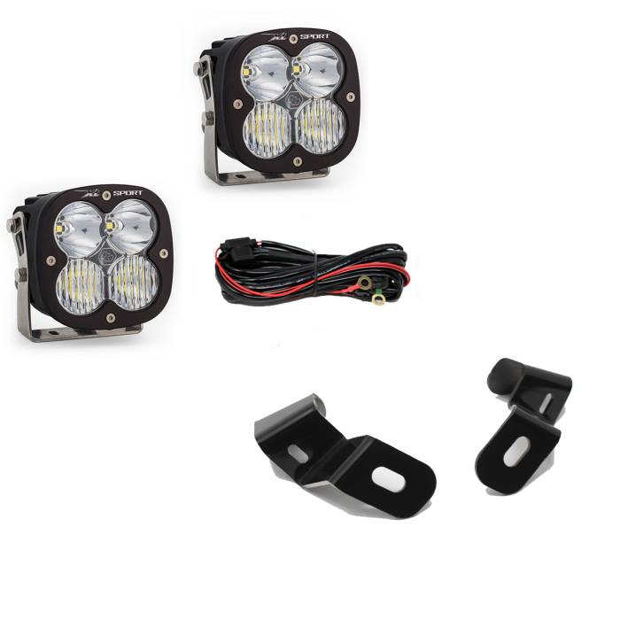 Baja Designs - Baja Designs Dodge Ram LED Light Pods For Ram 2500/3500 19-On A-Pillar Kits XL Sport Driving Combo
