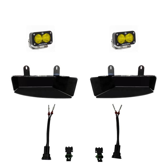 Baja Designs - Baja Designs Dodge Ram Light Kit For Ram 2500/3500 19-On FPK S2 Sport W/C Baja Amber