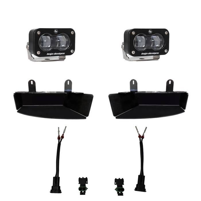 Baja Designs - Baja Designs RAM S2 SAE Fog Pocket Light Kit RAM 19-Present 2500/3500