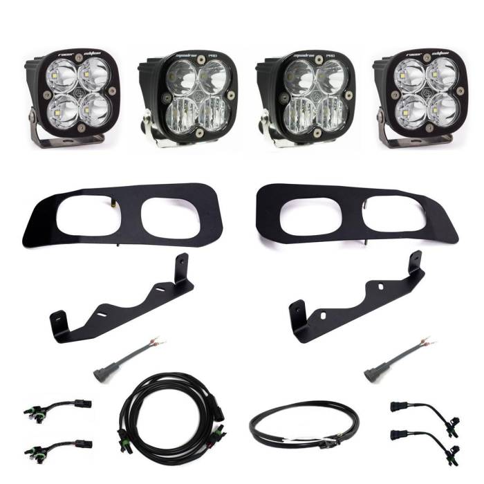 Baja Designs - Baja Designs Ford Super Duty 2023-On Dual Unlimited Fog Pocket Upfitter Kit