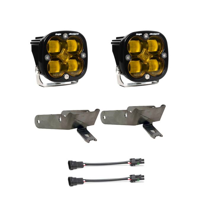 Baja Designs - Baja Designs Ford, Super Duty (99-10), Fog Pocket Kit SAE Baja Amber