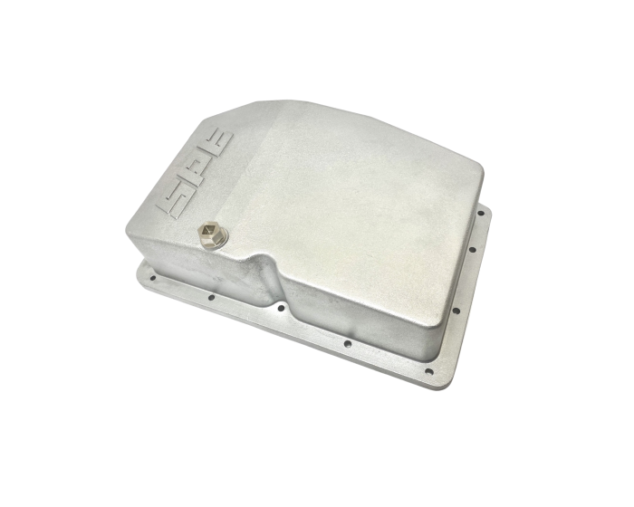SPE Motorsport - SPE Motorsport 2011-2026 6.7L Powerstroke Cast Aluminum Oil Pan — Wrinkle Black