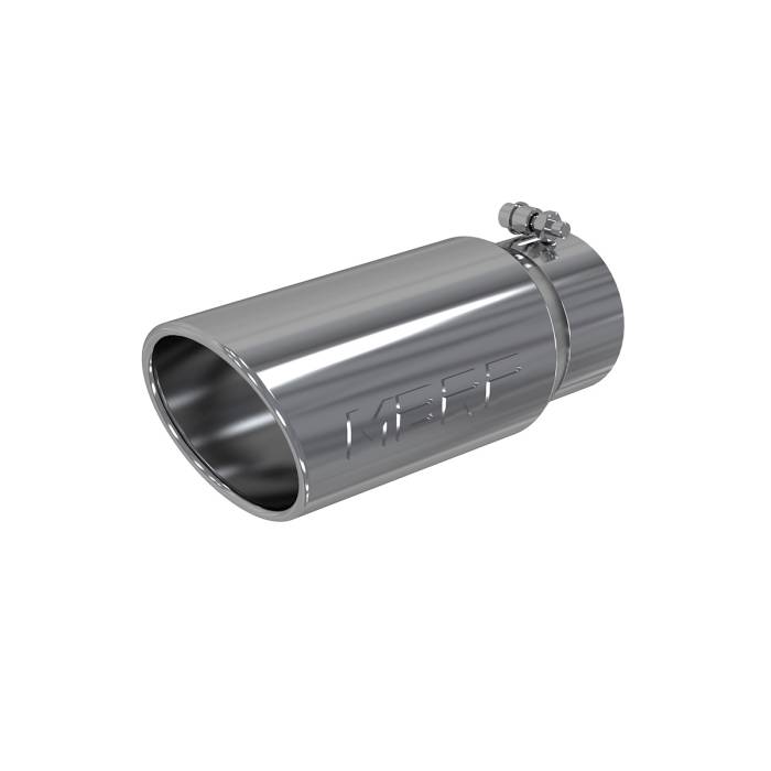 MBRP Exhaust - MBRP Exhaust Tail Pipe Tip 5 Inch O.D. Angled Rolled End 4 Inch Inlet 12 Inch Length T304 Stainless Steel T5051