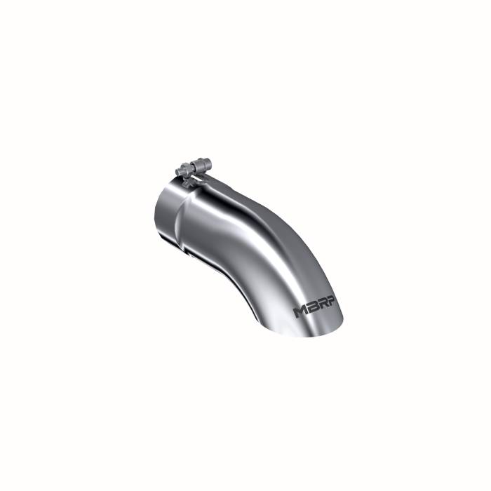 MBRP Exhaust - MBRP Exhaust Tail Pipe Tip 4 Inch O.D. Turn Down 4 Inch Inlet 12 Inch Length T304 Stainless Steel T5081