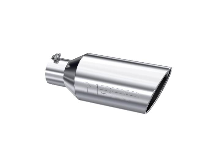MBRP Exhaust - MBRP Exhaust Tail Pipe Tip 7 Inch O.D. Rolled End 4 Inch Inlet 18 Inch Length T304 Stainless Steel T5126