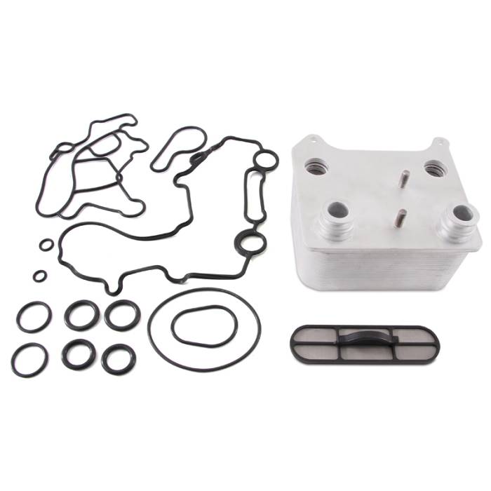 Mishimoto - Mishimoto 2003-2007 Ford 6.0L Powerstroke Replacement Oil Cooler Kit MMOC-F2D-03