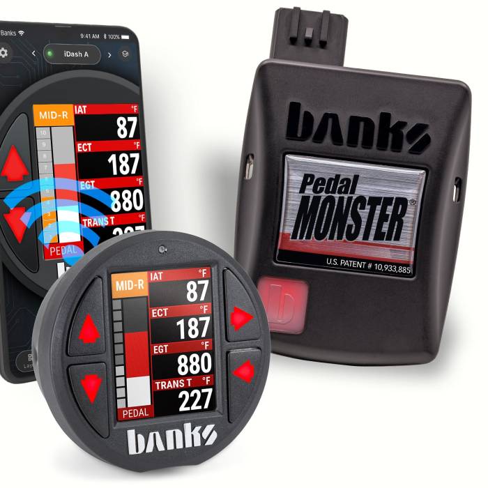 Banks Power - Banks Power PedalMonster with iDash Pro for 2007.5-2019 Chevy/GMC 2500/3500 6.6L Duramax 64322-CP