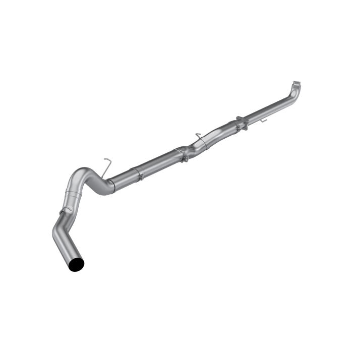 MBRP Exhaust - MBRP 5 Inch Downpipe-Back Single Side Exit No-Muffler Exhaust T409 Stainless for 2001-2004 Silverado/Sierra 2500HD/3500 6.6L Duramax MBRP S60210SLM