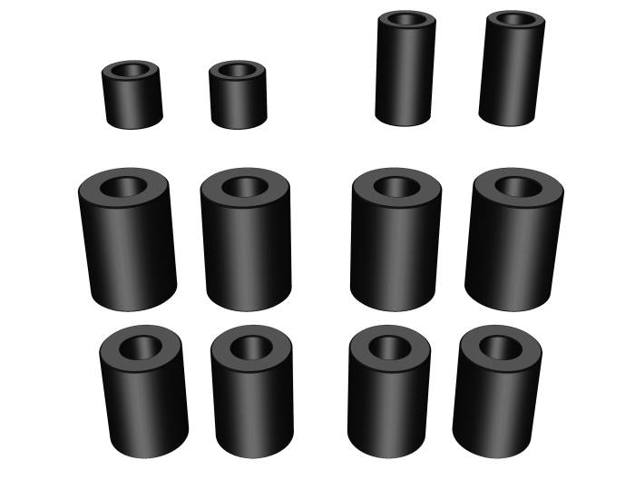 LOGiQ - LOGiQ DRW Hardware Kit for Air Spring Kit, 2011-2026 Chevy/GMC 3500 HD Dually 88-33XXX-DRW