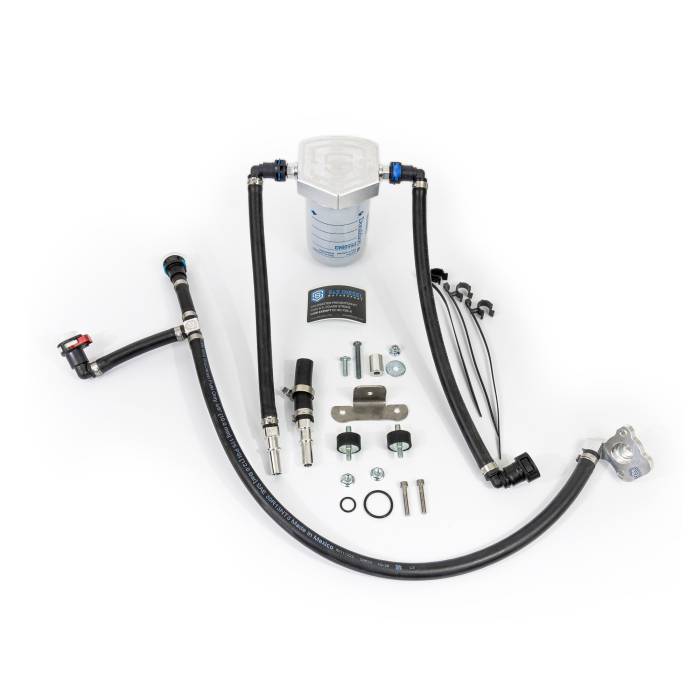 S&S Diesel Motorsport - S&S Diesel Gen2.1 CP4 Disaster Prevention Billet Filter Head Upgrade with Filter, 2011-2025 Ford 6.7L Power Stroke
