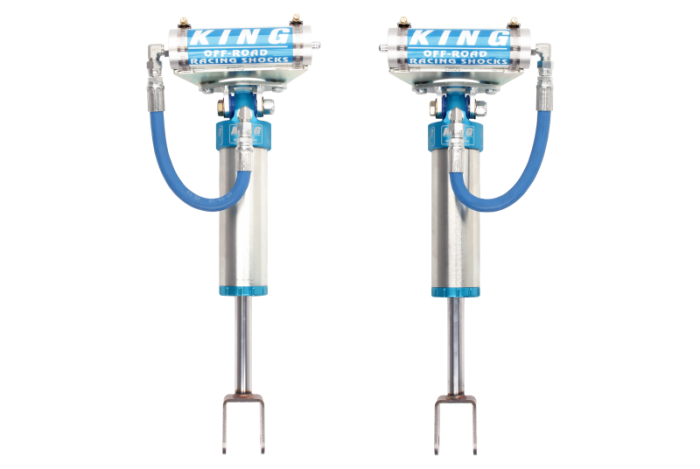 King Shocks - King Shocks 2.5" Front Remote Reservoir Shocks (Pair) for 2011-2026 GM 2500/3500 HD 25001-302