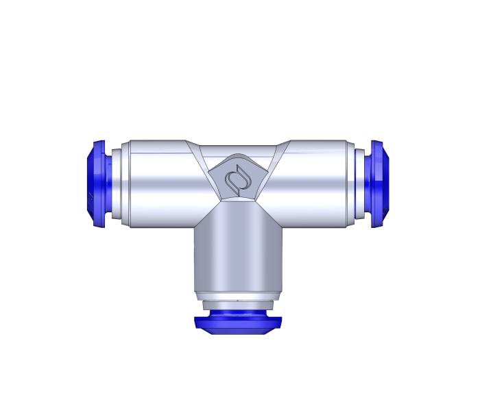 LOGiQ - LOGiQ 1/4" PTC x 1/4" PTC x 1/4" PTC Tee Fitting 88-90006