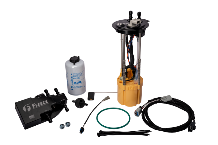 Fleece Performance - PowerFlo Lift Pump and Fuel System Upgrade kit for 2011-2016 Ford Power Stroke (Short Bed) Fleece Performance