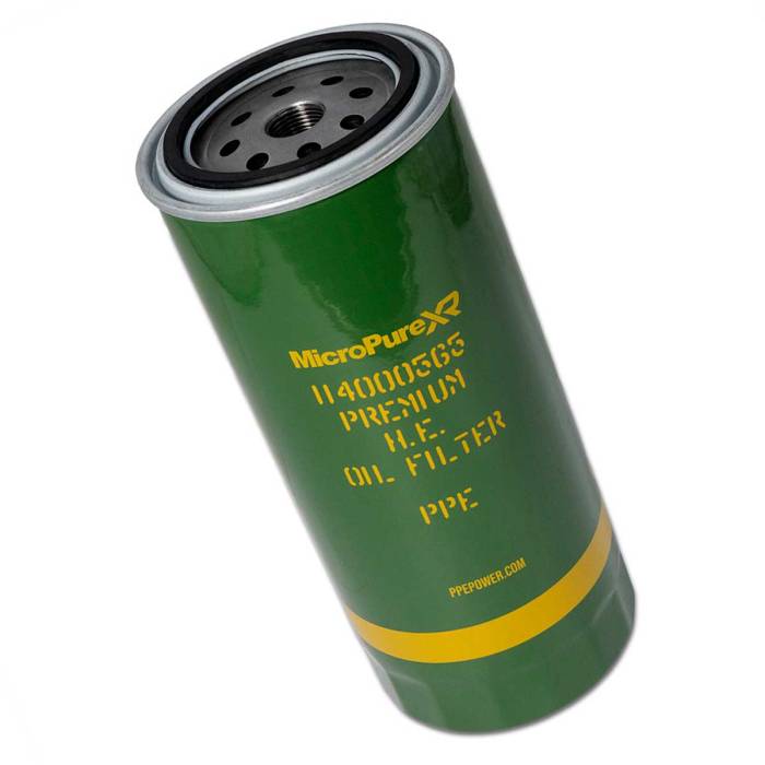 Pacific Performance Engineering - PPE 2001-2019 GM 6.6L Duramax MicroPure XR Engine Oil Filter — Orange/Green (114000565)