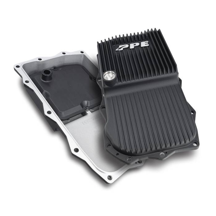 Pacific Performance Engineering - PPE Heavy-Duty Cast Aluminum Transmission Pan, Black, for Ram 1500 3.0L EcoDiesel ZF 8-Speed 228053020