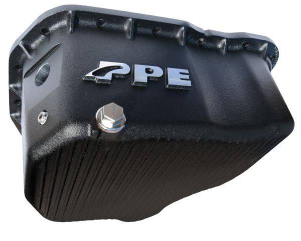 Pacific Performance Engineering - PPE Deep Cast Aluminum Engine Oil Pan, Black, for 2011-2016 GM 6.6L Duramax (18-Hole) 114052120