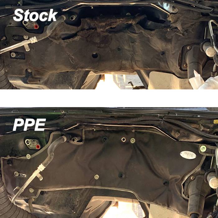 Pacific Performance Engineering - PPE Firewall Heat and Sound Insulator, Black, for 2001-2007 GM 6.6L Duramax 149000105