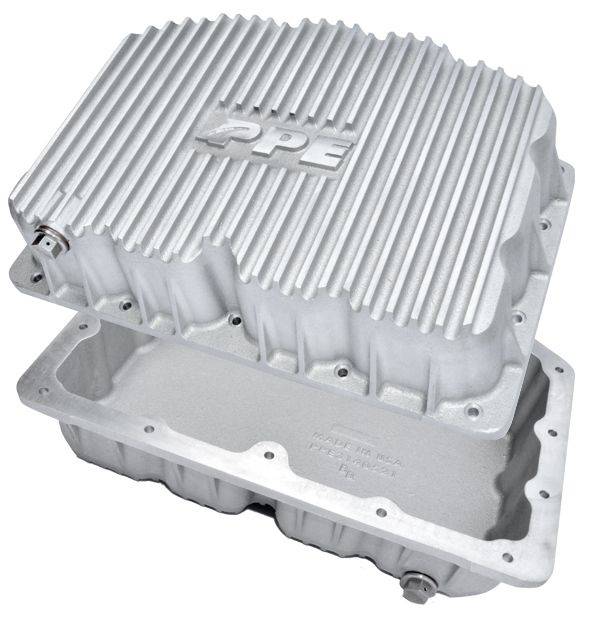 Pacific Performance Engineering - PPE Heavy-Duty Cast Aluminum Engine Oil Pan, Raw, for 2011-2023 Ford 6.7L Powerstroke 314052100