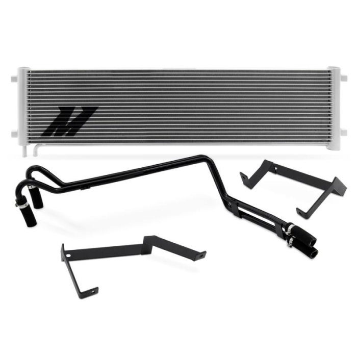Mishimoto - Mishimoto 2011-2016 Ford 6.7L Powerstroke Heavy-Duty Transmission Cooler Kit Silver MMTC-F2D-11SL