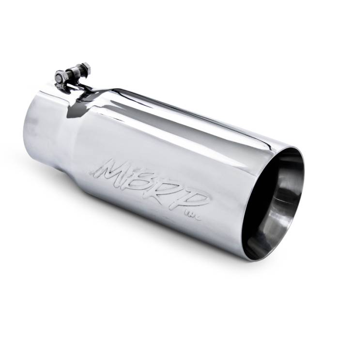 MBRP Exhaust - MBRP (4" Inlet, 5" Outlet, 12" Length) 304 Stainless Steel Dual Wall Exhaust Tip T5049