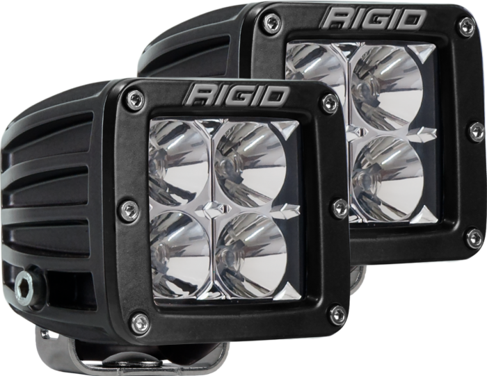 Rigid Industries - Rigid Industries D-Series Pro Flood Surface Mount Black Pair (202113)
