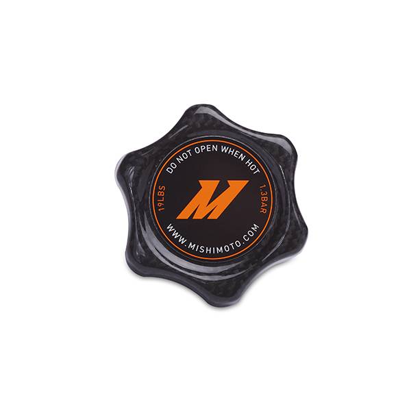 Mishimoto - Mishimoto Carbon Fiber 1.3 Bar Radiator Cap, Small MMRC-13-SMCF