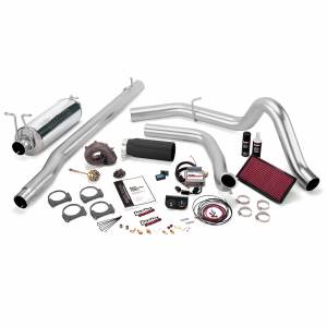 1999-2003 Ford 7.3L Powerstroke - Performance Bundles - Banks Power - Banks Power Stinger Plus Bundle Power System W/Single Exit Exhaust Black Tip 99.5-03 Ford 7.3L F250/F350 Automatic Transmission Banks Power 47551-B