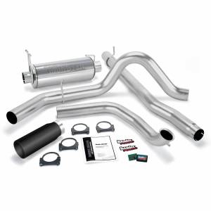 Banks Power - Banks Power Git-Kit Bundle Power System W/Single Exit Exhaust Black Tip 99-03 Ford 7.3L without Catalytic Converter Banks Power 47512-B