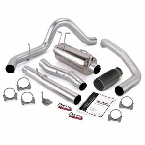 Banks Power Monster Exhaust System Single Exit Black Round Tip 03-07 Ford 6.0L Excursion Banks Power 48788-B