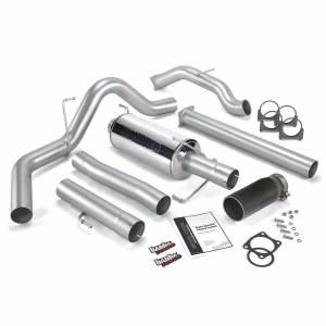 Exhaust - Exhaust Systems - Banks Power - Banks Power Monster Exhaust System Single Exit Black Round Tip 03-04 Dodge 5.9 SCLB/CCSB W/Catalytic Converter Banks Power 48640-B