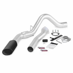 Exhaust - Exhaust Systems - Banks Power - Banks Power Monster Exhaust System Single Exit Black Tip 07-10 Chevy 6.6L LMM ECSB-CCLB to Banks Power 47784-B