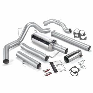 Banks Power Monster Exhaust System Single Exit Chrome Round Tip 03-04 Dodge 5.9L CCLB Catalytic Converter Banks Power 48642