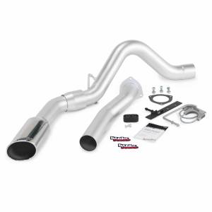 Banks Power Monster Exhaust System Single Exit Chrome Tip 07-10 Chevy 6.6L LMM ECSB-CCLB to Banks Power 47784
