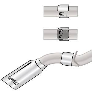 Banks Power - Banks Power Monster Exhaust System 4-inch Single Exit Chrome Tip with CoolCuff 17-18 Chevy 6.6L L5P from Banks Power 48947 - Image 4