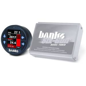 Banks Power Six-Gun Diesel Tuner with Banks iDash 1.8 Super Gauge for use with 2006-2007 Chevy 6.6L, LLY-LBZ Banks Power 61414