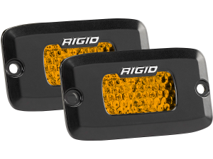 Rigid Industries Diffused Rear Facing High/Low Flush Mount Amber Pair SR-M Pro RIGID Industries 90172