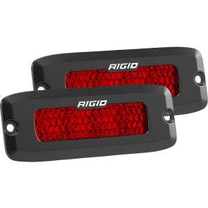 Rigid Industries Diffused Rear Facing High/Low Flush Mount Red Pair SR-Q Pro RIGID Industries 90164