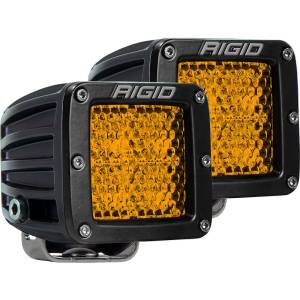 Rigid Industries Diffused Rear Facing High/Low Surface Mount Amber Pair D-Series Pro RIGID Industries 90151