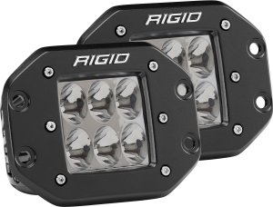 Rigid Industries Driving Flush Mount Pair D-Series Pro RIGID Industries 512313