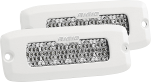 Rigid Industries Flood Diffused Flush Mount White Housing Pair SR-Q Pro RIGID Industries 965513