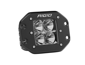 Rigid Industries Flood Flush Mount Black D-Series Pro RIGID Industries 211113