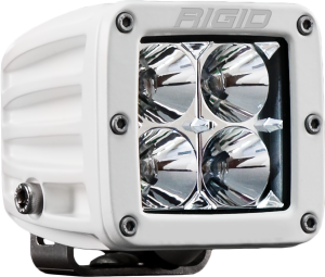 Rigid Industries Hybrid Flood Surface Mount White Housing D-Series Pro RIGID Industries 601113