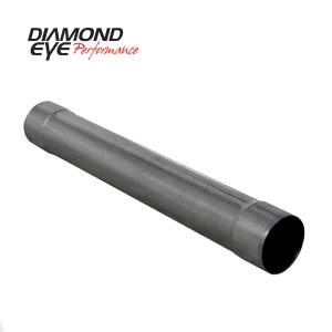Diamond Eye Performance PERFORMANCE DIESEL EXHAUST PART-4in. 409 STAINLESS STEEL PERFORMANCE MUFFLER REP 510210