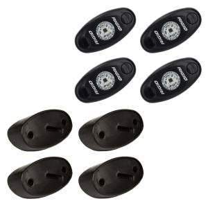 Rigid Industries Rock Light Kit Cool White Set of 4 Lights A-Series RIGID Industries 400203