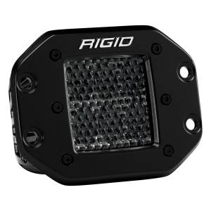 Rigid Industries - Rigid Industries Spot Diffused Midnight Flush Mount Pair D-Series Pro RIGID Industries 212513BLK - Image 1