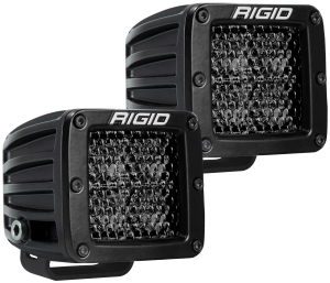 Rigid Industries Spot Diffused Midnight Surface Mount Pair D-Series Pro RIGID Industries 202513BLK