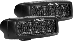 Rigid Industries Spot Diffused Midnight Surface Mount Pair SR-Q Pro RIGID Industries 905513BLK