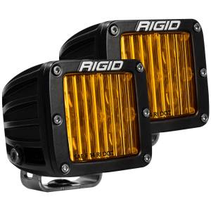 Rigid Industries SAE J583 Compliant Selective Yellow Fog Light Pair D-Series Pro Street Legal Surface Mount Rigid Industries 504814